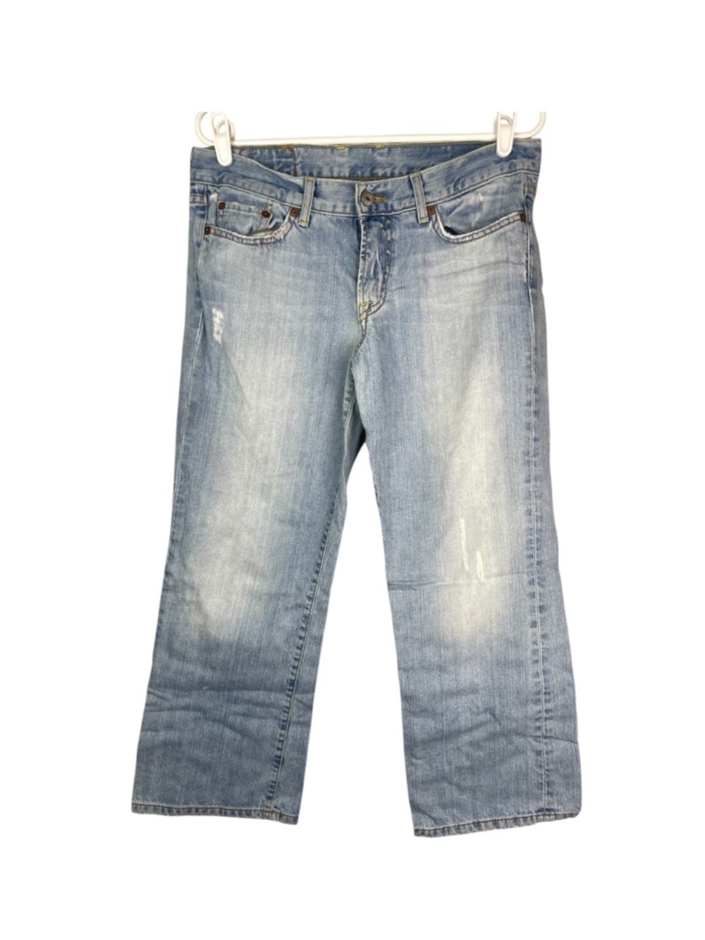Lucky Brand Vintage Dungarees Light Wash Sugar Crop Jeans Women’s Size 10/30